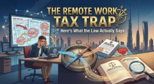 The Remote Work Tax Trap: If You Work for a Foreign Company from Dubai, You Might Owe Back Taxes. Here's What the Law Actually Says