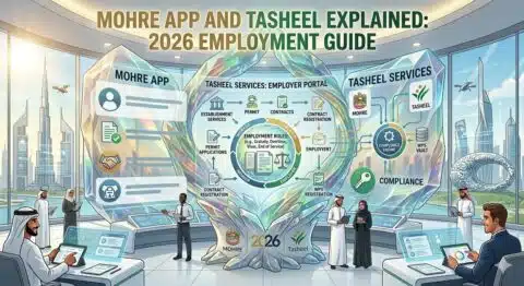 MOHRE App and Tasheel Explained: Work Permits, Labour Contracts, WPS, and the Employment Rules Every UAE Worker and Employer Must Know in 2026