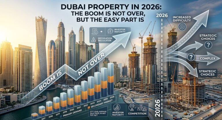 Dubai Property in 2026: The Boom Is Not Over, But the Easy Part Is