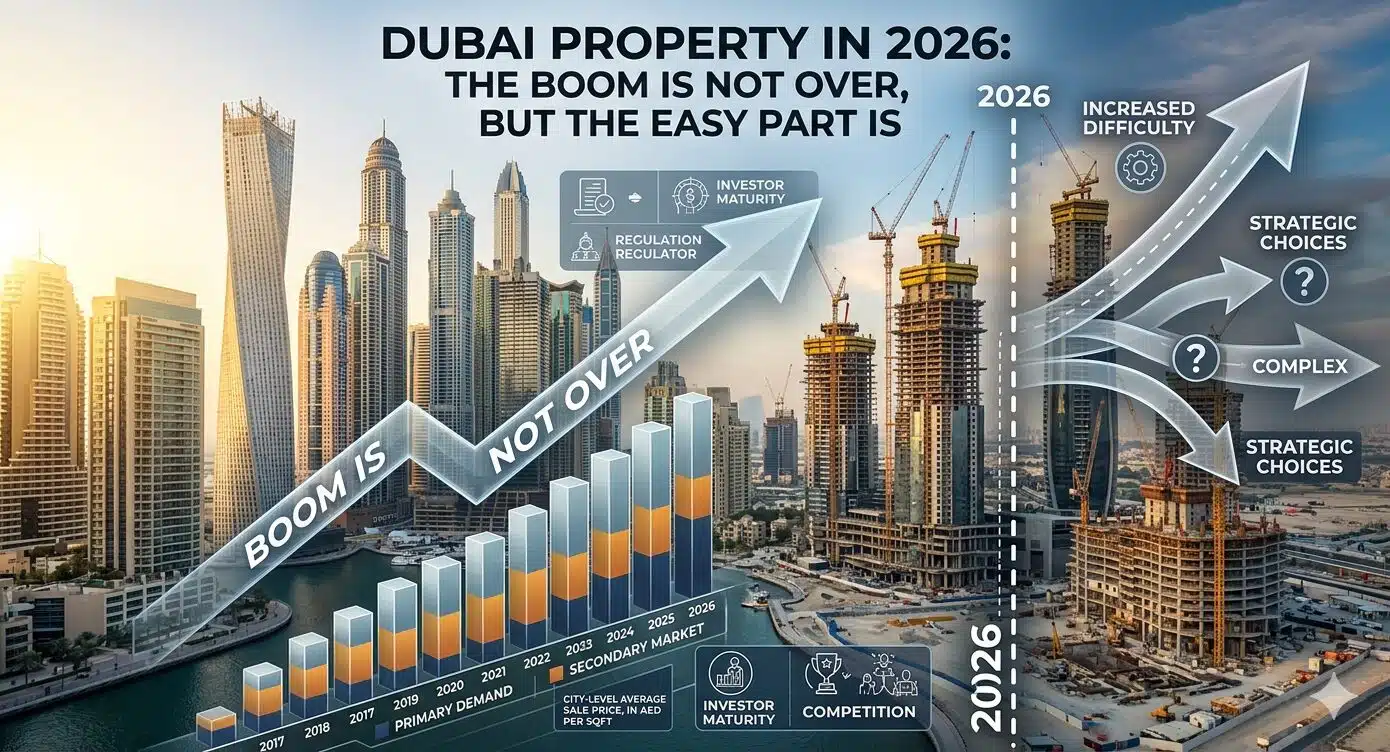 Dubai Property in 2026: The Boom Is Not Over, But the Easy Part Is