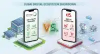 DEWA app vs e& app UAE 2026