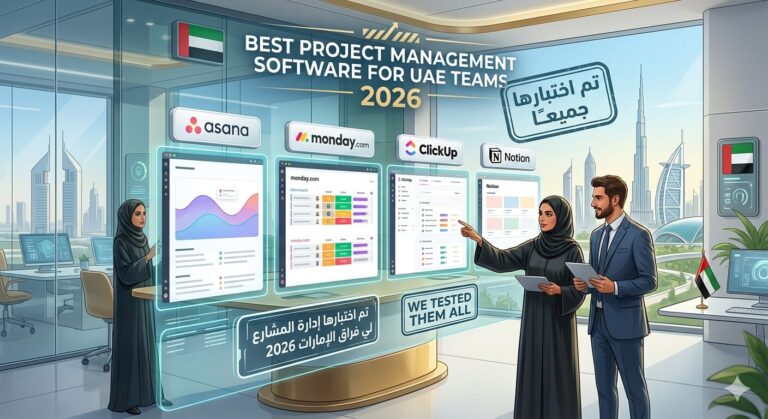 Best Project Management Software for UAE Teams 2026: Asana vs Monday vs ClickUp vs Notion. We Tested Them All