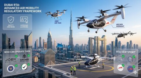 Flying taxis Dubai regulation