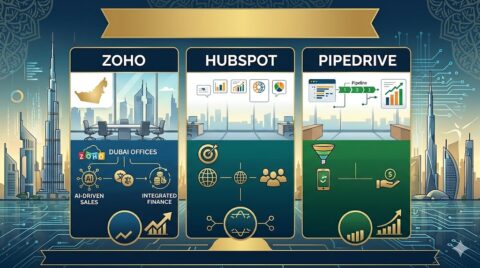 The Best CRM for UAE SMEs in 2026: Zoho vs HubSpot vs Pipedrive