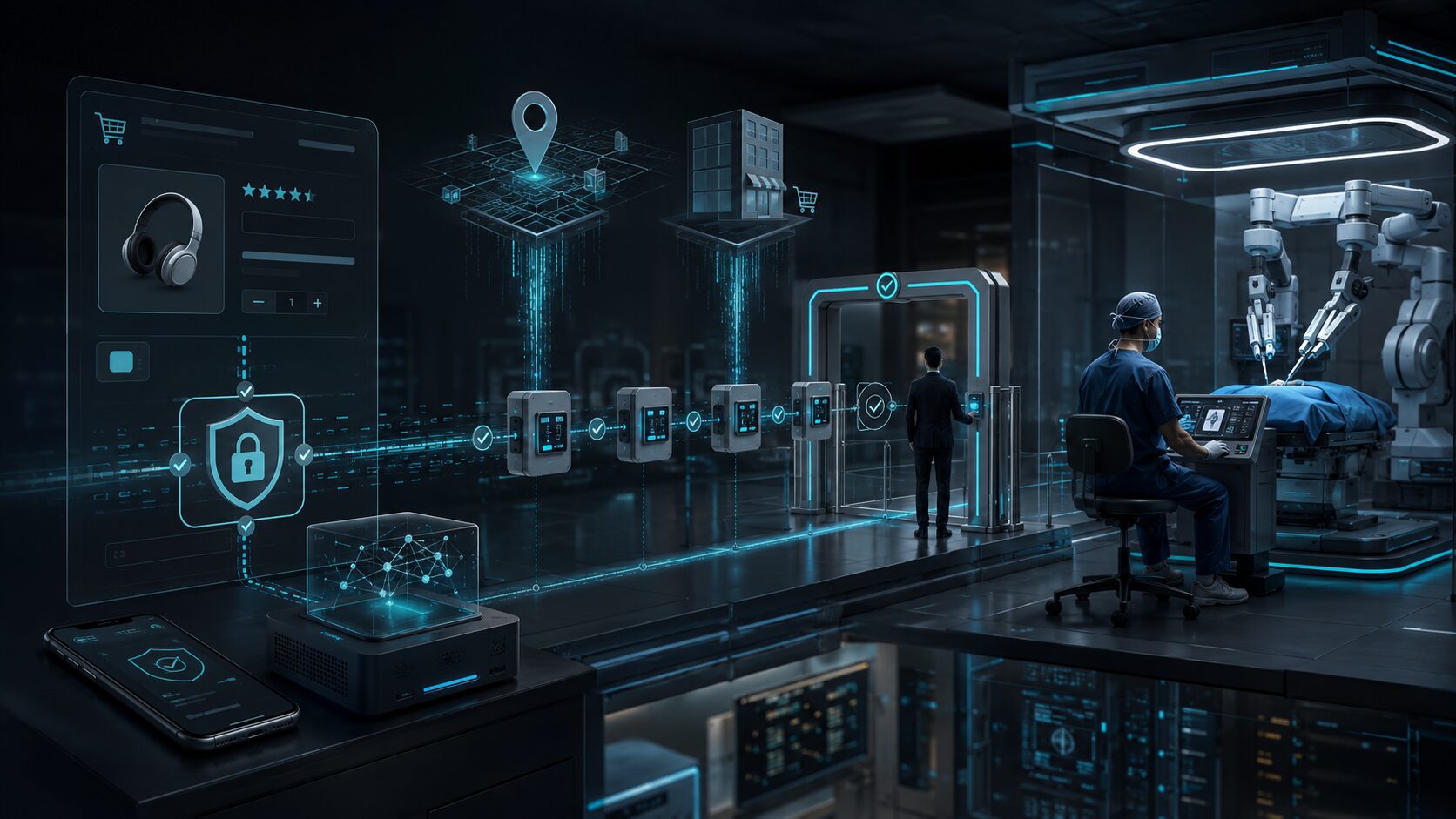 Editorial illustration for AI Is Moving Closer to the Decision. Control Is Becoming the Real Infrastructure