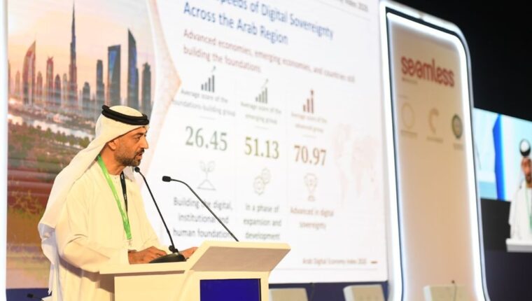 Arab Digital Economy Index 2026 presentation at Seamless Middle East in Dubai
