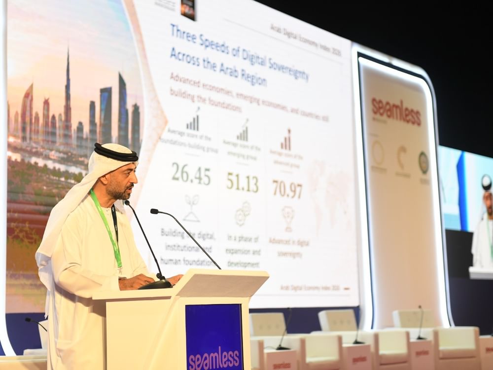 Arab Digital Economy Index 2026 presentation at Seamless Middle East in Dubai